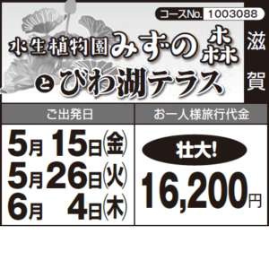 《壮大!》『水生植物園みずの森』 と『びわ湖テラス』